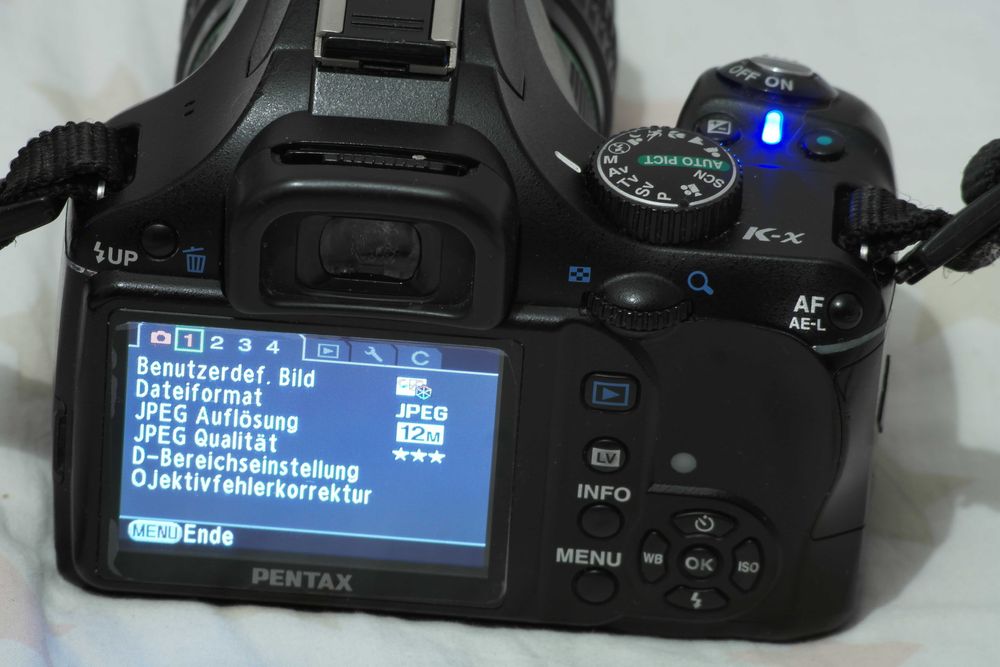 Pentax K-x с обектив 18-55 с проблем