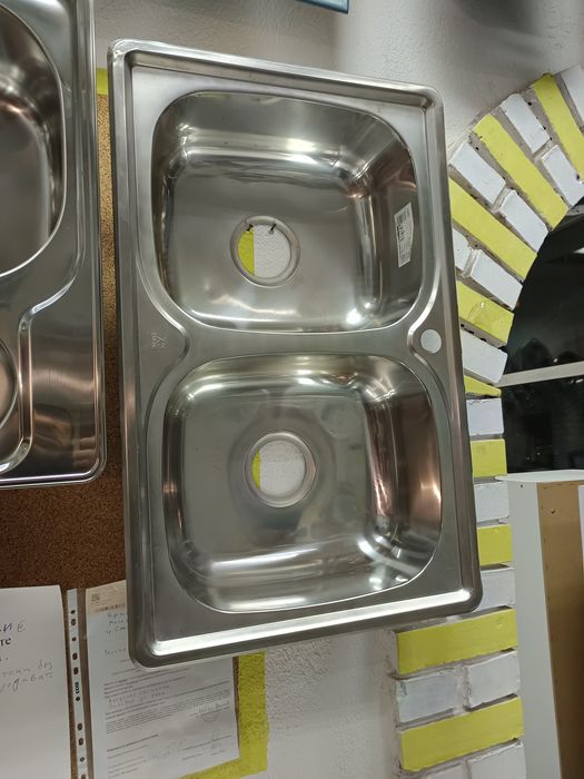 Нова мивка с две корита за вграждане