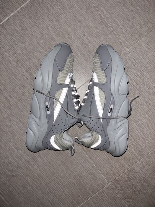 Обувки Dior B22 grey-white