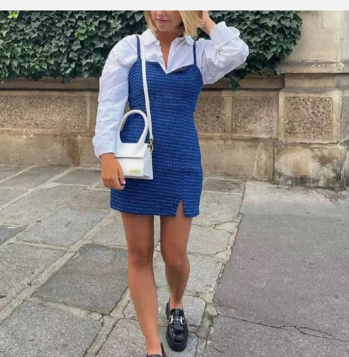 Рокля Zara Букле