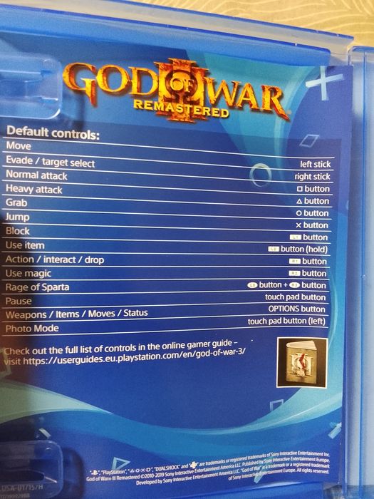 Игра за ps4 God of war remastered