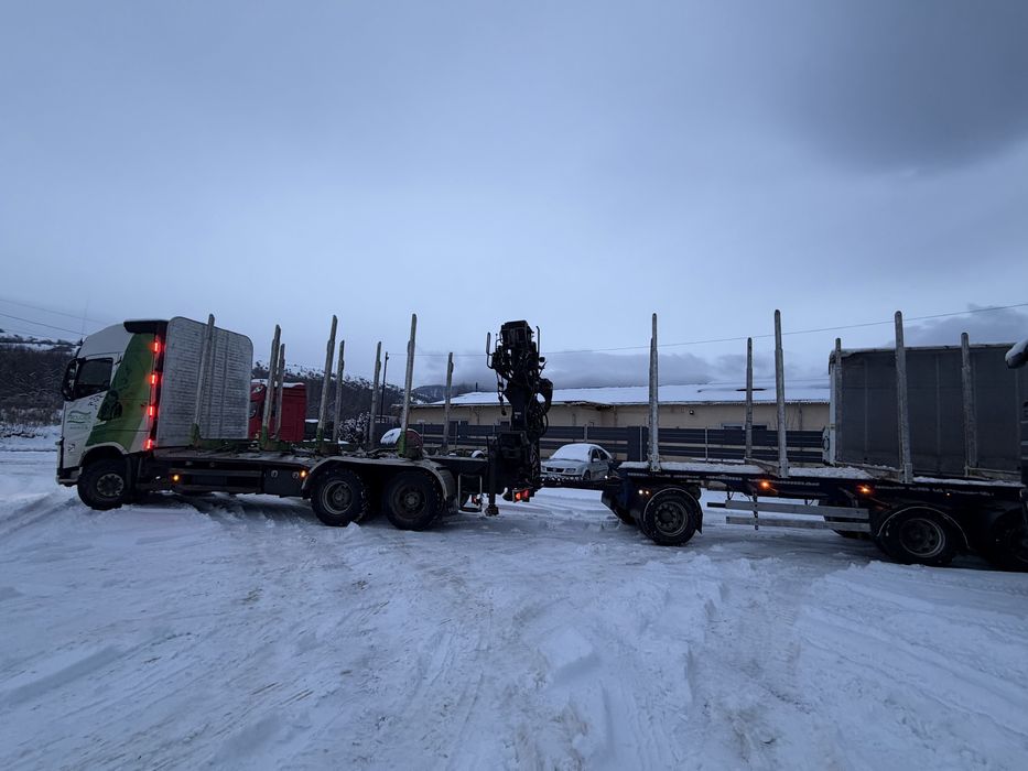 Vand camion forestier Volvo macara busteni
