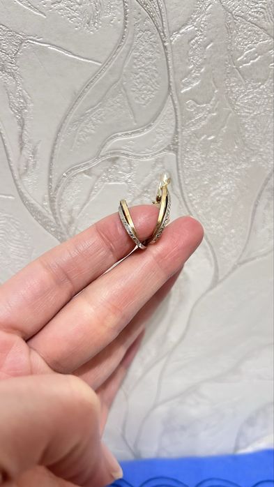 Золото серьги кольцо