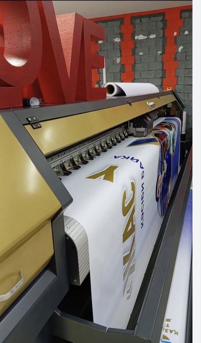 Широкоформатный принтер 3 м, dx5, экосольвентный