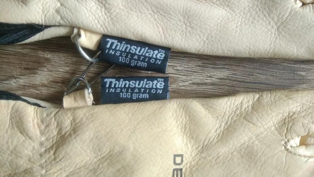 Перчатки кожаные зимние DeltaPlus