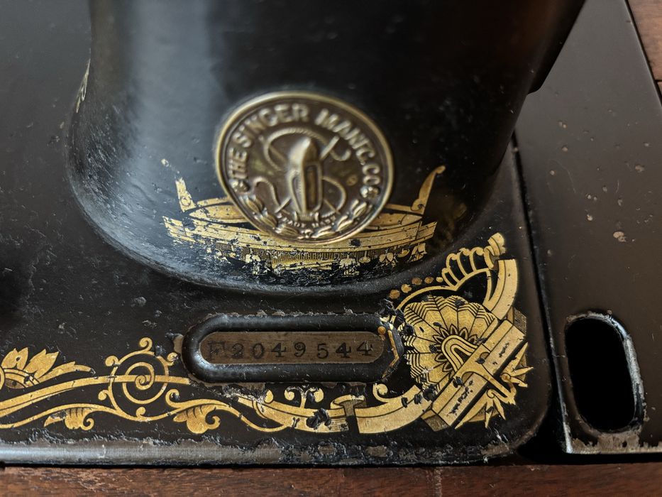 Masina de cusut Singer serie F 1912