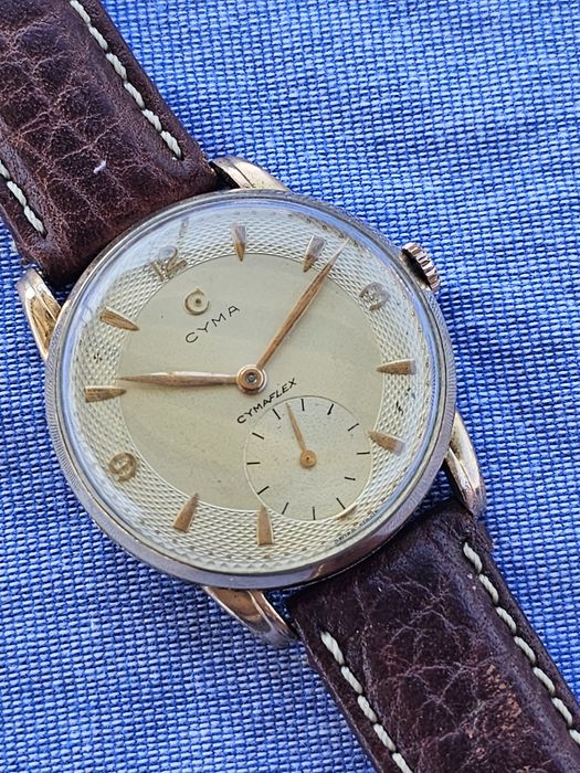 Vând Ceas mecanic CYMA (placat aur 20 micr)