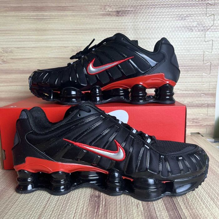НОВИ! / NIKE / Shox TL / Black & University Red