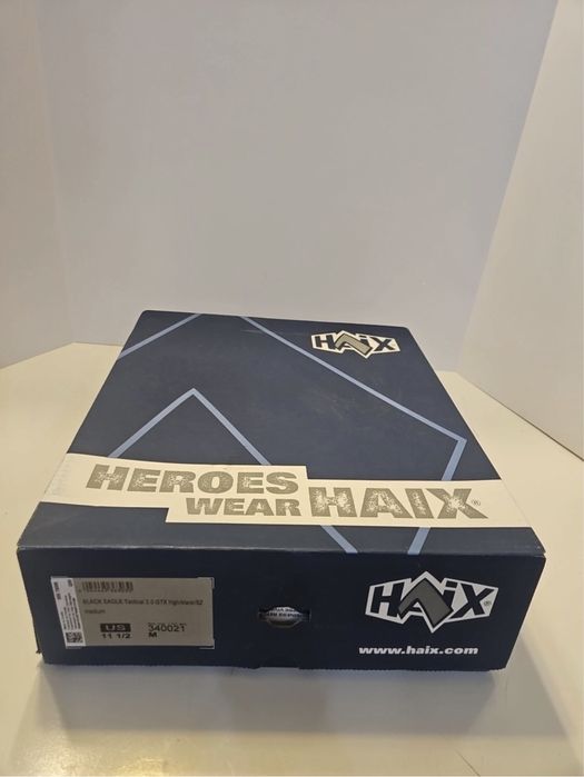 Haix black eagle GTX high zipper 45