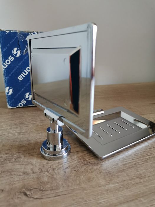 Suport săpun metalic cromat baie