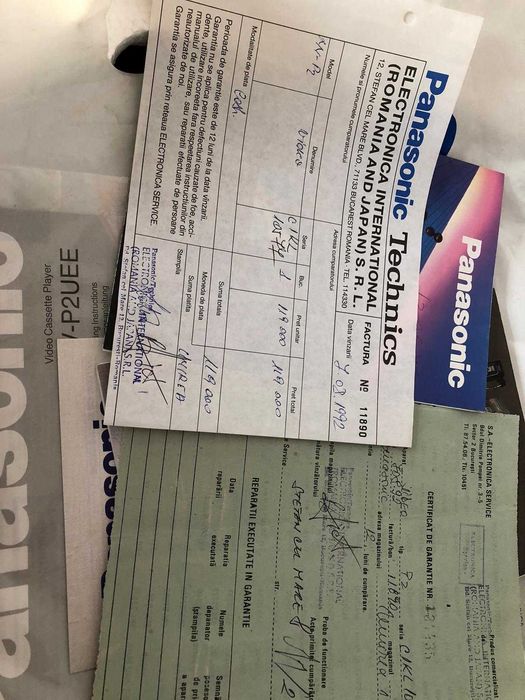 Video Panasonic NV-P2U Video Theatre VHS Digital Tracking