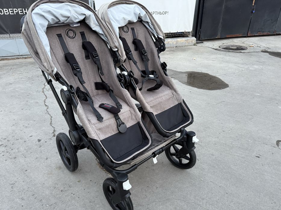 Количка за близнаци Bugaboo Donkey5 Twin - пълен сет