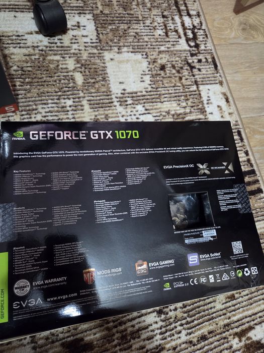 Видеокарта EVGA GTX 1070 FTW