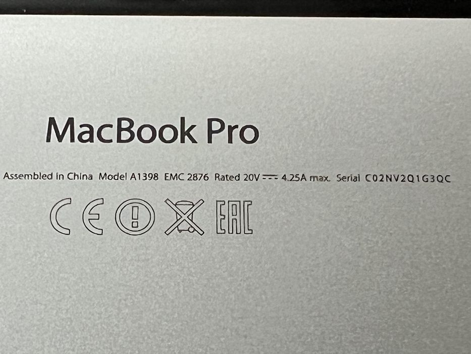 Vand Macbook Pro 15” mid 2014 cu memorie dublata
