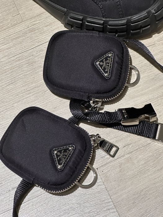 Текстильные кеды Prada