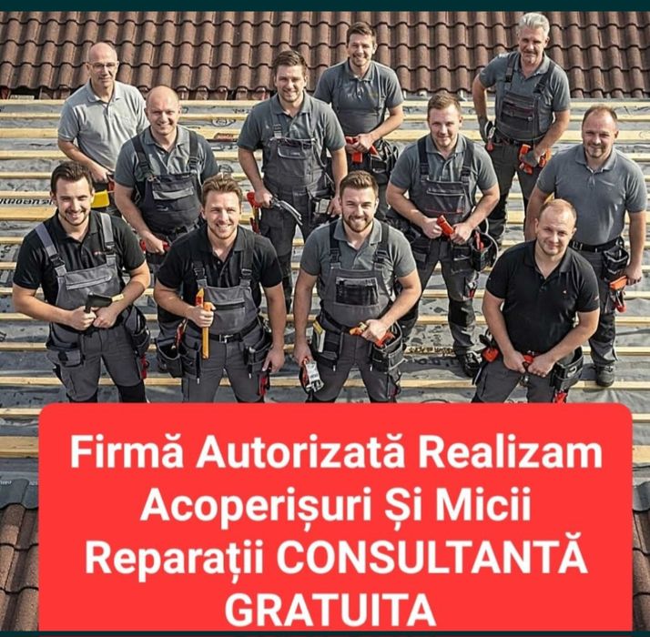 Executam acoperișuri