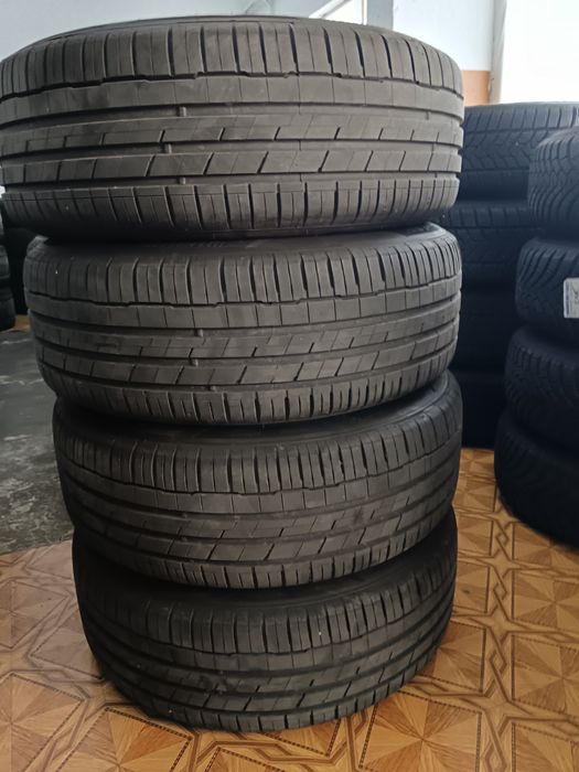 Set jante aliaj prindere 5x112 et 39 cu anvelope vara 235/55/19 audi q5 vw seat skoda