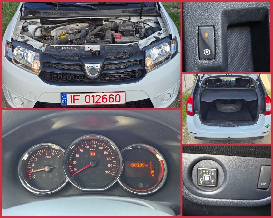 Dacia Logan 2016 0.9Tce 90cp benzina + gpl, Euro 6