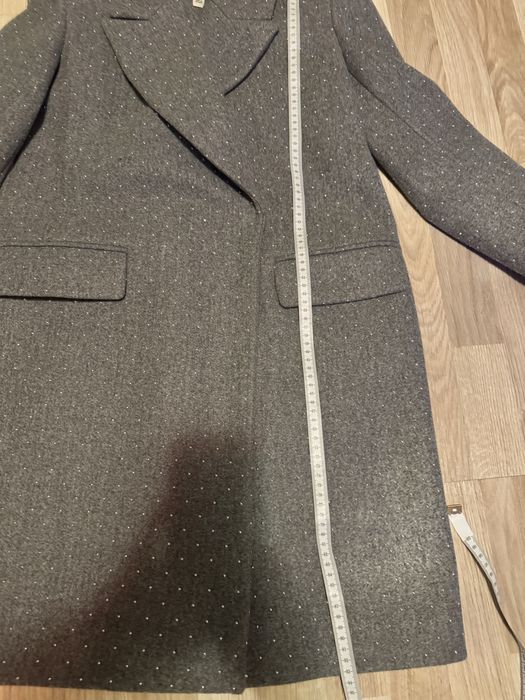 Palton River Island S cu tinte aplicate