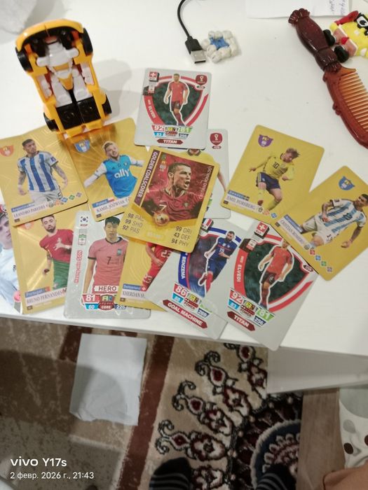 Продам редкие карты вместе с рональдо