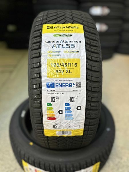Нови всесезонни гуми ATLANDER 195/45R16 84V XL НОВ DOT БОРД 1954516