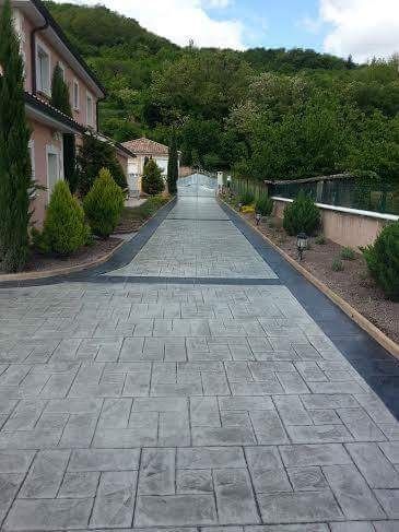 Beton Amprentat si vertical!