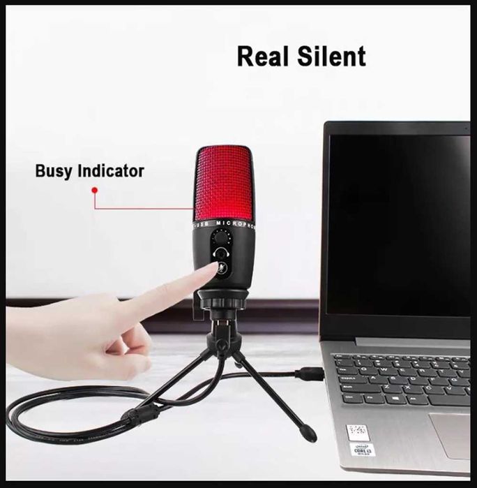 Студио микрофон 1Tech Trusiner ME3, Универсален, Кондензаторен, Пеене