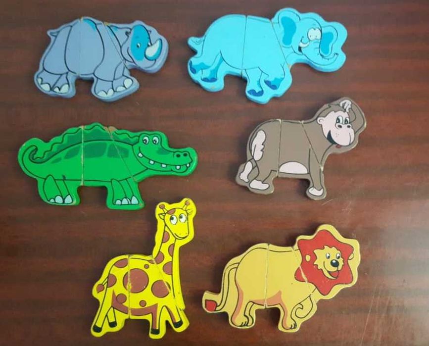 Пазлы детские на магните