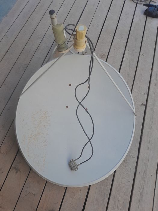 Спутниковий парабалний антенна кичик 2 галовкаси бор стар трек тенери