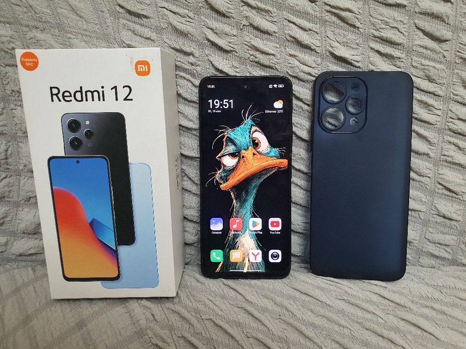 Srochna Prodam  Sotiladi Xiaomi Redmi 12 4+4/128Gb Black  4G Original