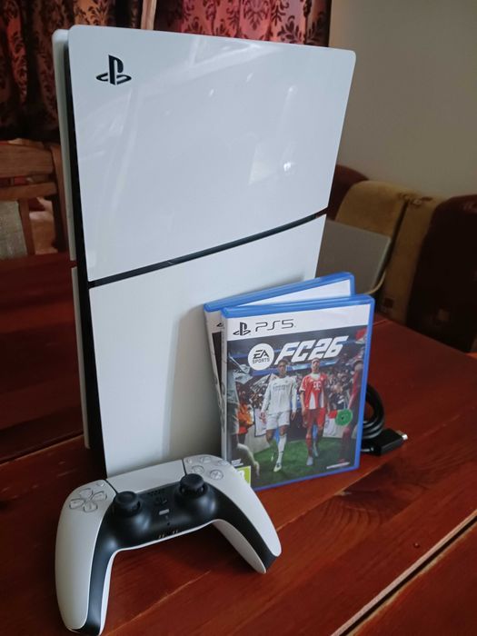 Playstation 5 Slim Disc Edition 1 TB Bundle + Dual Sense + EA Sports FC 25 & FC26
