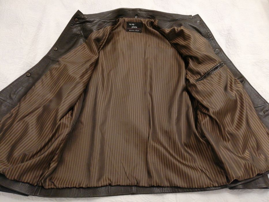 Geaca Piele Barbati maro 52 NOUA Tg Mures BONUS Geaca H&M Curier OLX