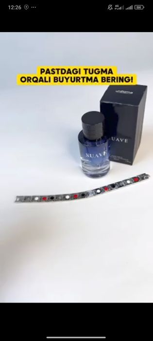 Rolex soat, magnitle braslet, Dior Suave

 Erkaklar uchun atir. Xushbo