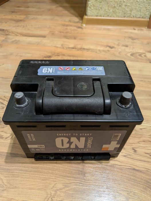 АКБ автомобильный 60Ah в отличном состоянии с гарантией