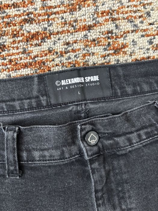 Alexander Spade Baggy Cargo Denim Washed дънки като нови