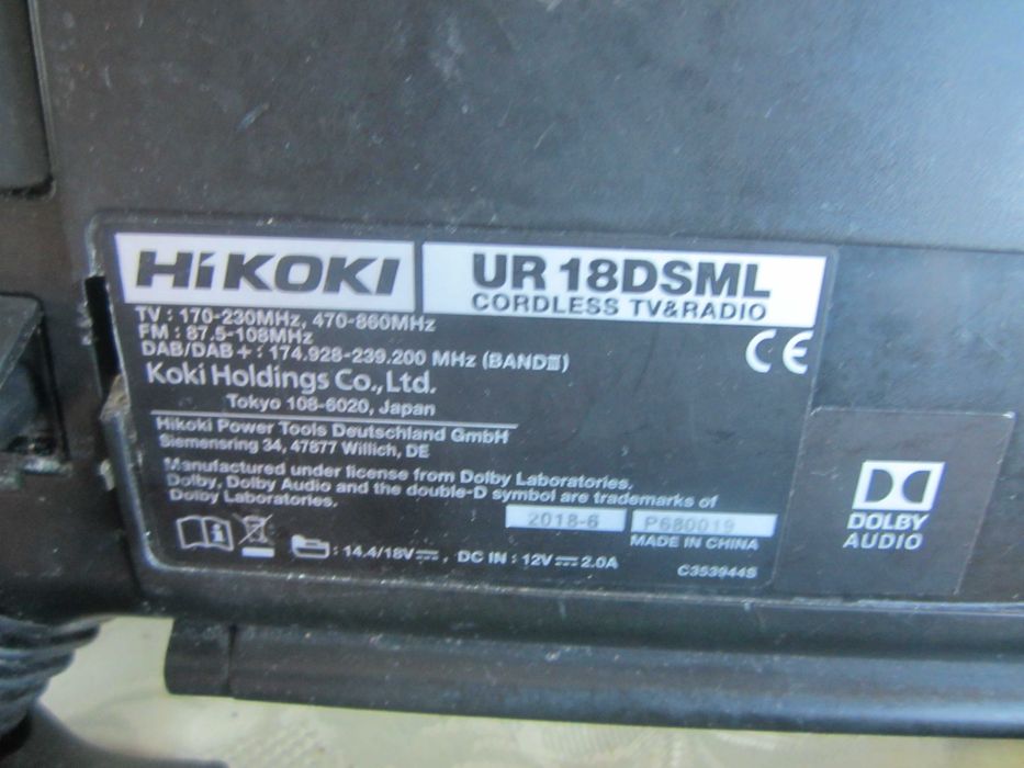 tv ,radio boxa portabila cu bluetoth  ,HIKOKI