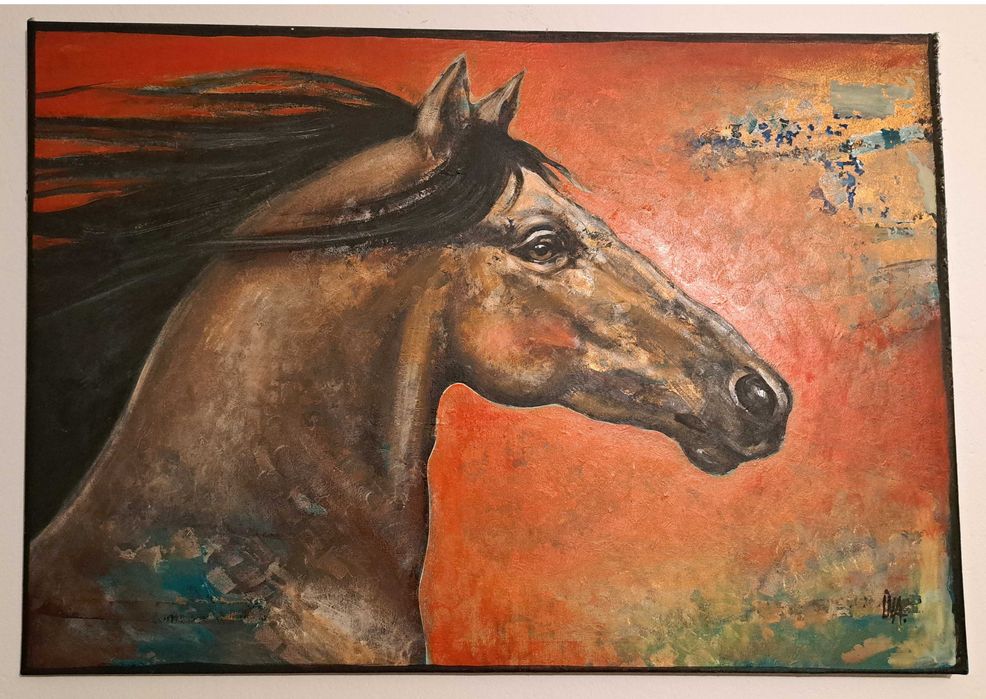 Tablou frumos,,Tarancuta”70/64 panza