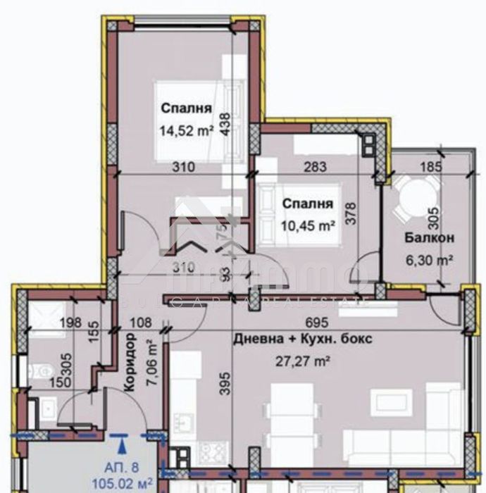 Продава се Тристаен апартамент в Варна, Виница - 105 кв.м за 802 €/кв.м - Снимка #10