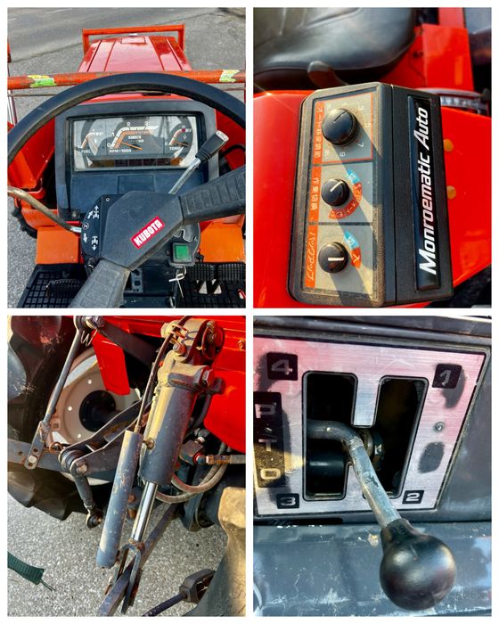 Tractor,tractoras kubota L-255,incarcator frontal,4x4,servodirectie,inversor,26cp,yanmar,iseki