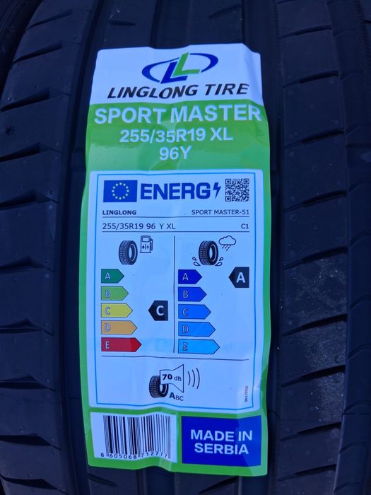 Anvelope noi vara 225/40R19 255/35R19 Linglong DOT2026 BMW Seria 3, 4