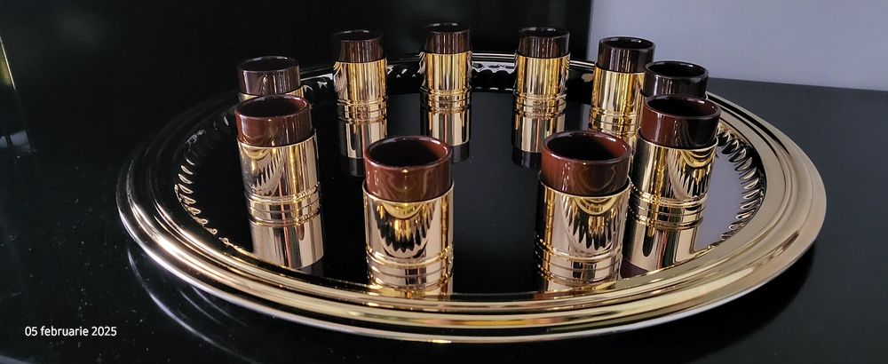 Set 10 paharute placate aur 24k