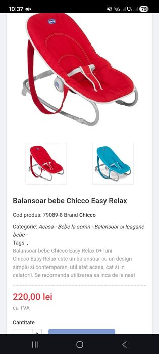 Set pentru bebeluși balansoar centru activități