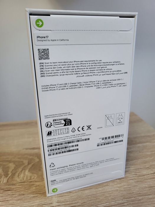 Iphone 17 ,512 gb,sigilat