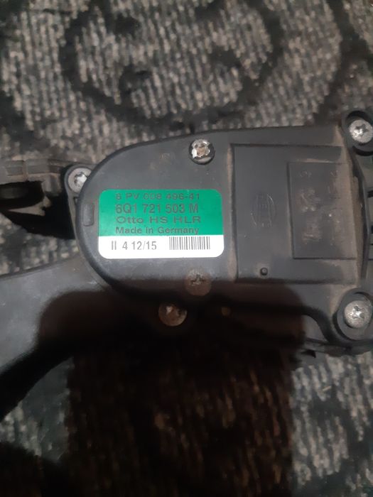 Педаль газа поло,рапид