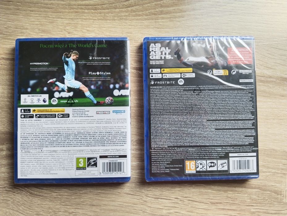 FIFA24, UFC5 продам новые