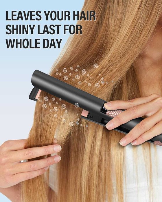 Преса за коса, турмалинова керамична дисплей, регулируема температура