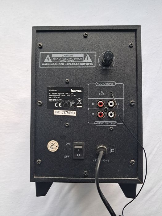 Vand boxe Hama 2.1 pr-2120, 20W