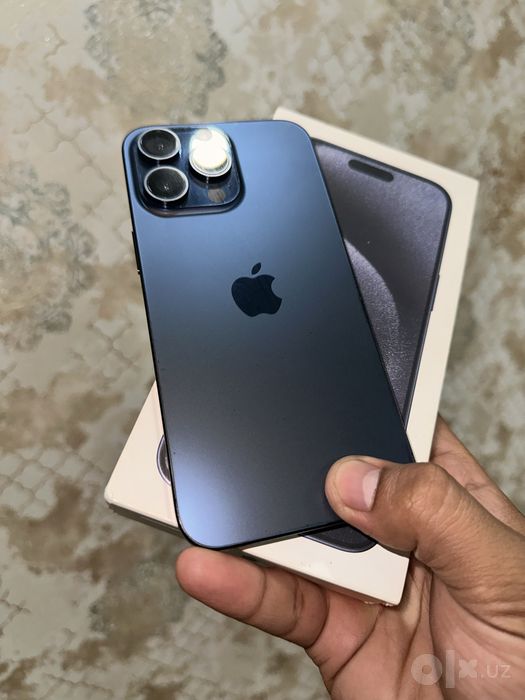 Iphone 15 pro max ideal holatda sim kartalik region J/A