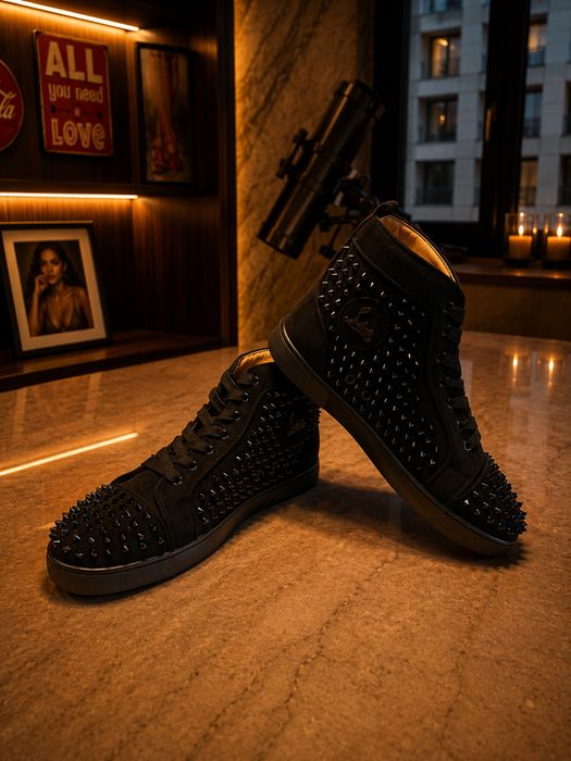 Christian Louboutin High Spikes Black Edition