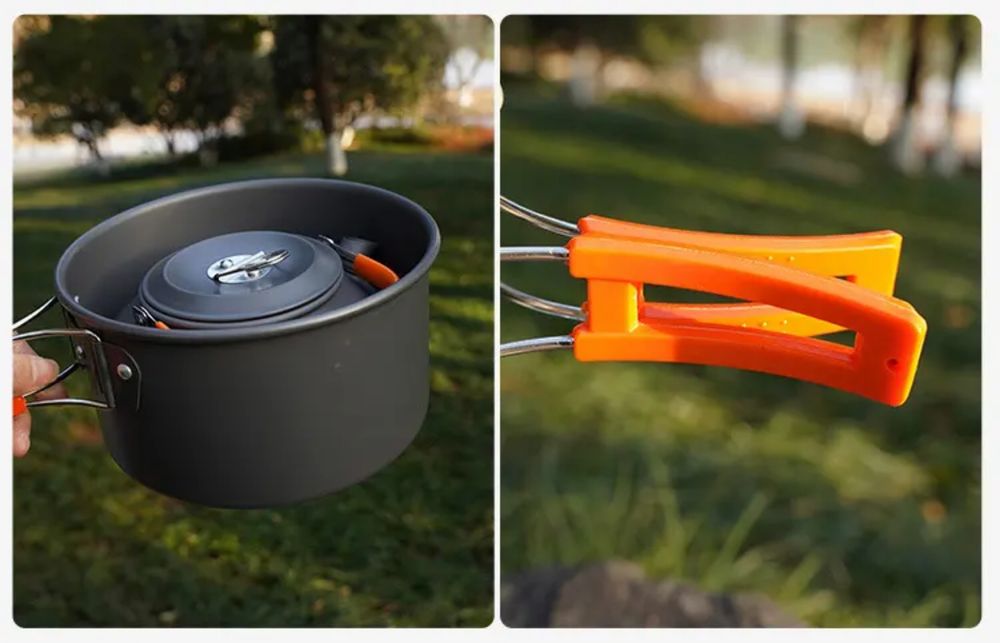 Набор походной посуды для кемпинга и туризма